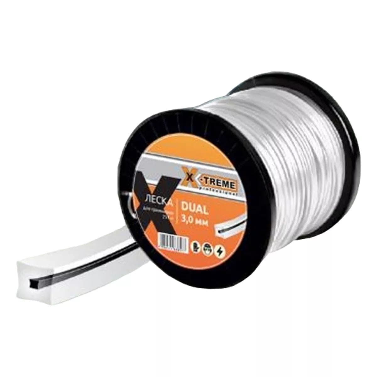 Ліска для мотокос DUAL X-Treme 2.4 мм x 405 м