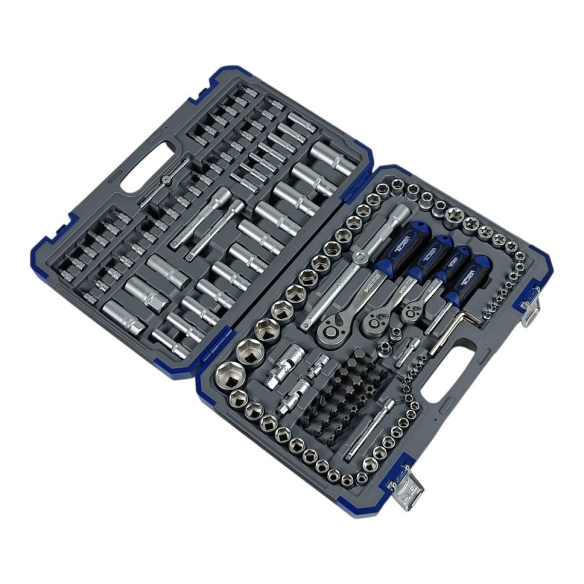 Набір інструментів професійний 1/4  і 3/8  і 1/2  151 од. Haisser BLACK 70257