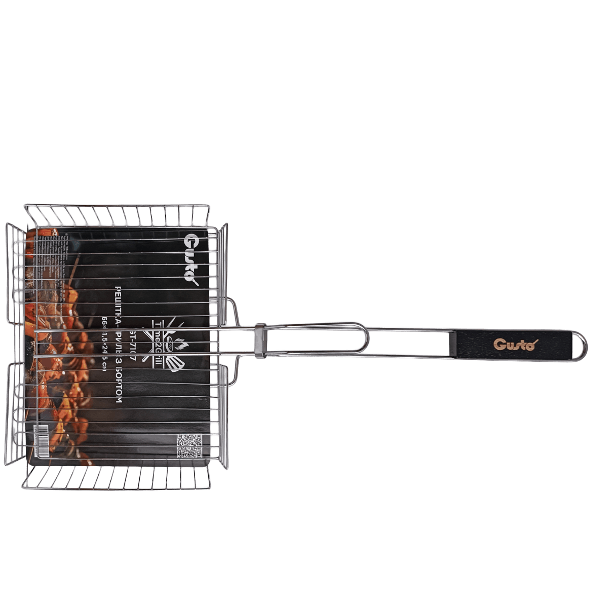 Решітка-гриль  Time2Grill  з бортом GT-7107, 66x31.5x24.5 см Gusto