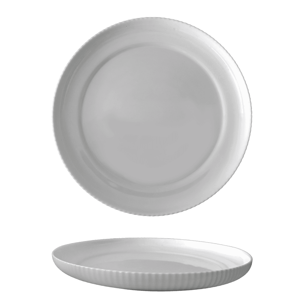 Тарілка обідня V-255VE Blanco Velvet 255 мм Vittora