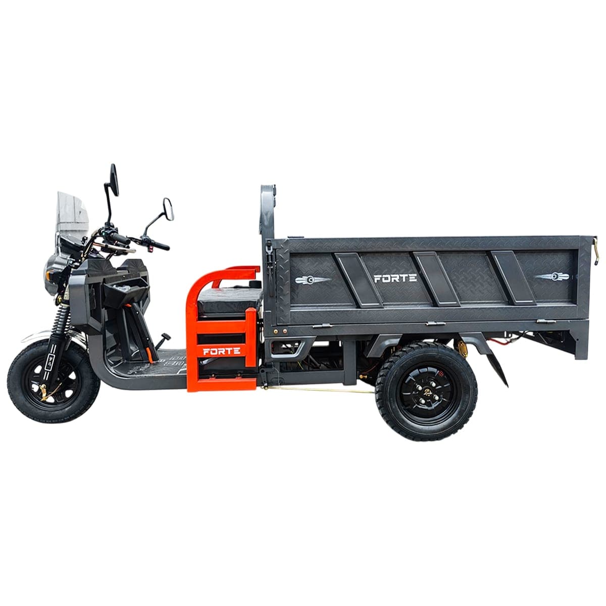 Вантажний електричний трицикл FORTE GP-1200-C Сірий