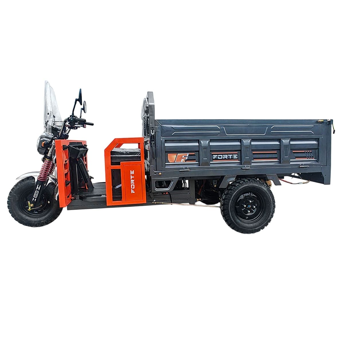 Вантажний електричний трицикл FORTE GP-1500-C Сірий