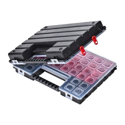 Ящик-органайзер пластиковий з регульованими секціями 36 відділень Haisser А 400 / В 400 Twin