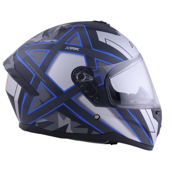 Мотошолом FORTE M71 Синій M - зображення 1