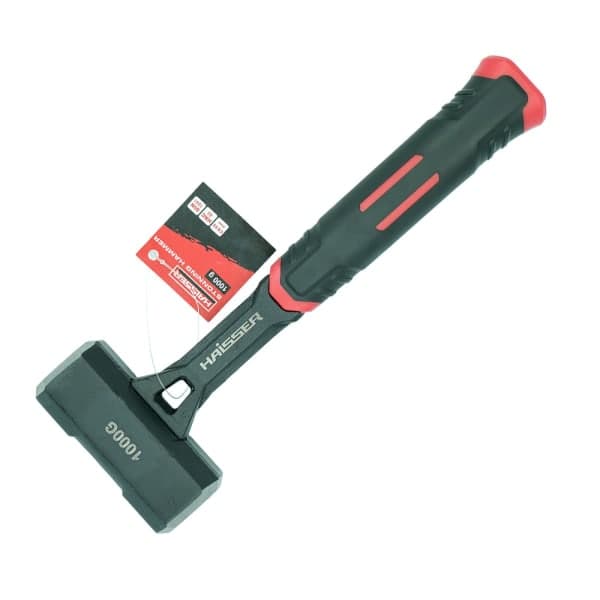 Кувалда 1000 г цільнометалева ручка Haisser 44160 - зображення 1