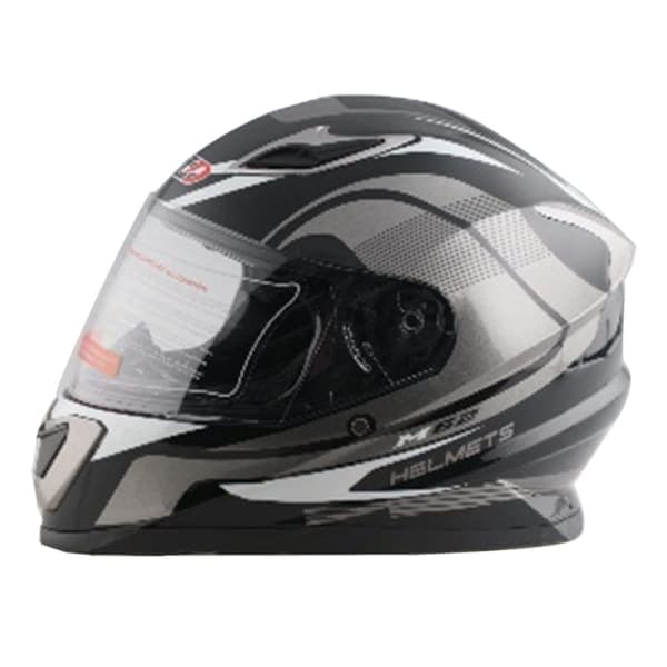 Мотошолом FORTE BLD-M62 Чорно-сірий S - зображення 1