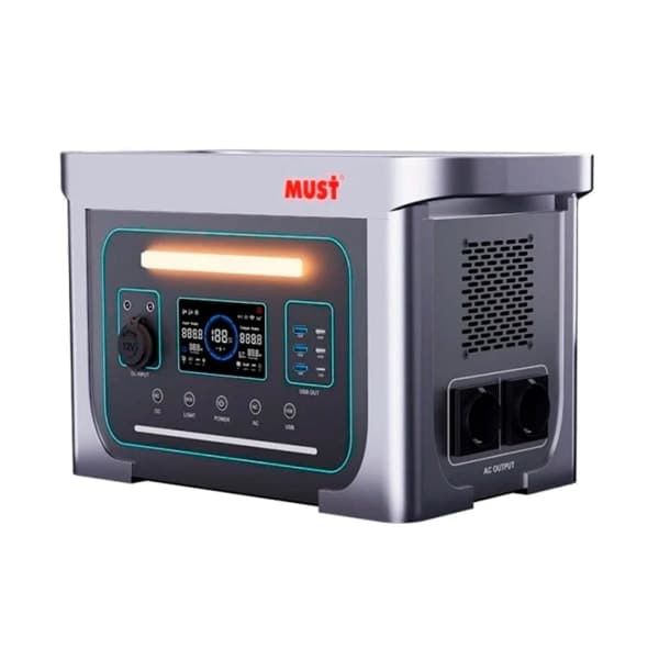 Портативна зарядна станція - EM1024S, LiFePO4 MUST - зображення 1