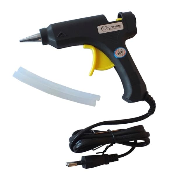 Клейовий пістолет зі стрижнями Сталь 20W - зображення 1