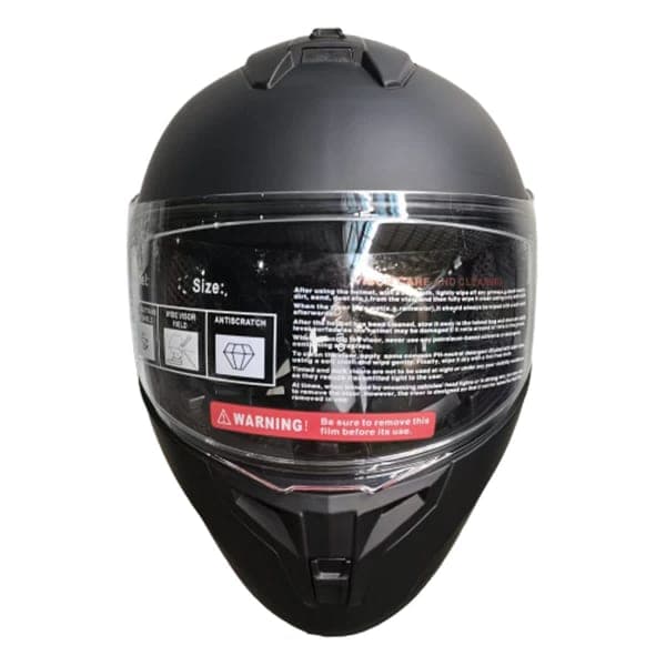 Мотошолом чорний FORTE M71, розмір M - зображення 1