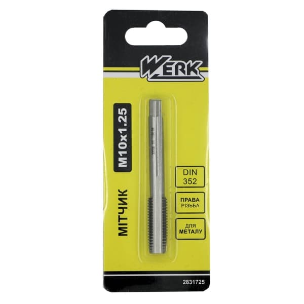 Мітчик Werk M10х1,25 - зображення 1