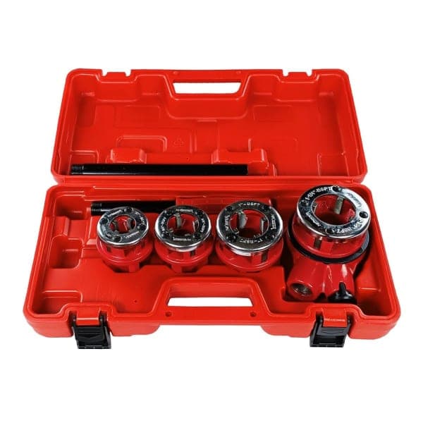 Набір клупів з тріскачкою 4 шт. 1/2 , 3/4 , 1 , 1.1/4 Haisser - зображення 1