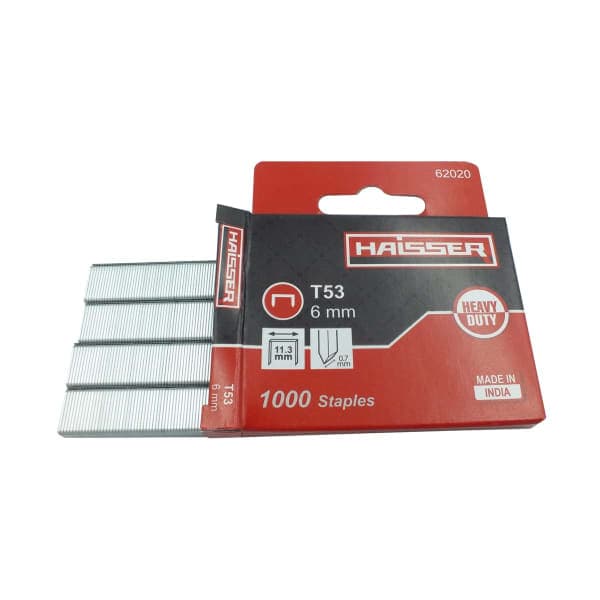 Haisser 62020 Скоби для будівельного степлера 1000 шт. - зображення 1