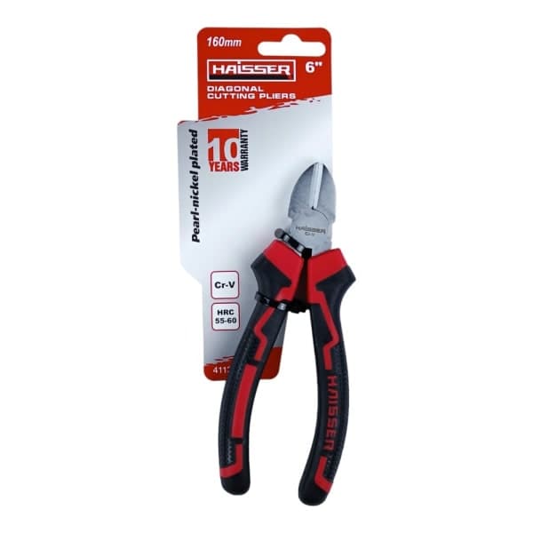 Бокорізи 41130 Cr-V Pearl-nickel 160 мм Haisser - зображення 1