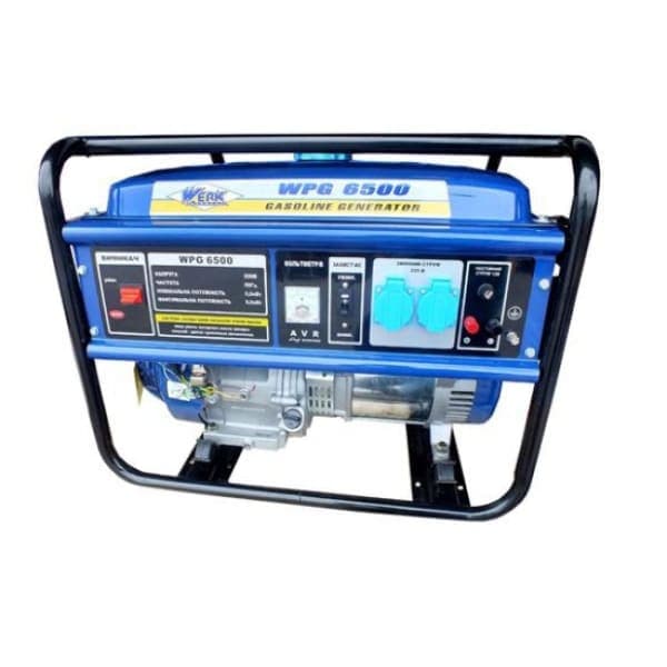 Генератор бензиновий 5.5 кВт Werk WPG6500 - зображення 1