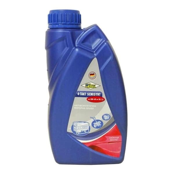Werk 4-TAKT SEMISYNT SAE10W-40 API SG/SJ Олива моторна 1 л - зображення 1