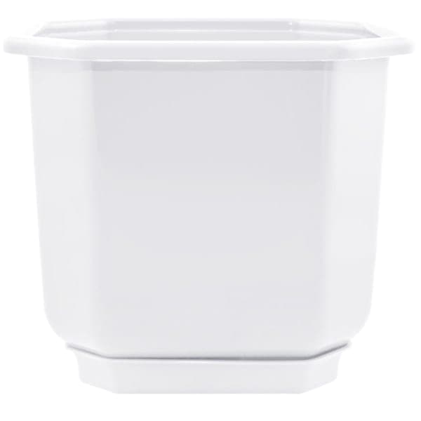 Алеана Вазон c підставкою Дама 20х20 см (білий) - зображення 1