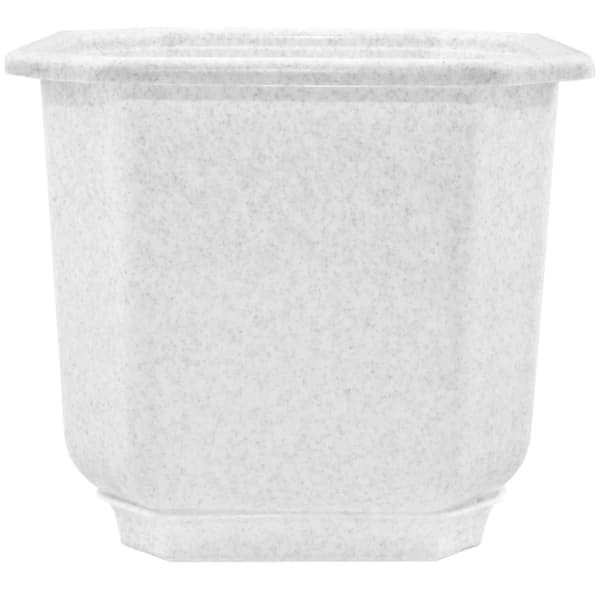 Алеана Вазон c підставкою Дама 28х28 см (білий флок) - зображення 1