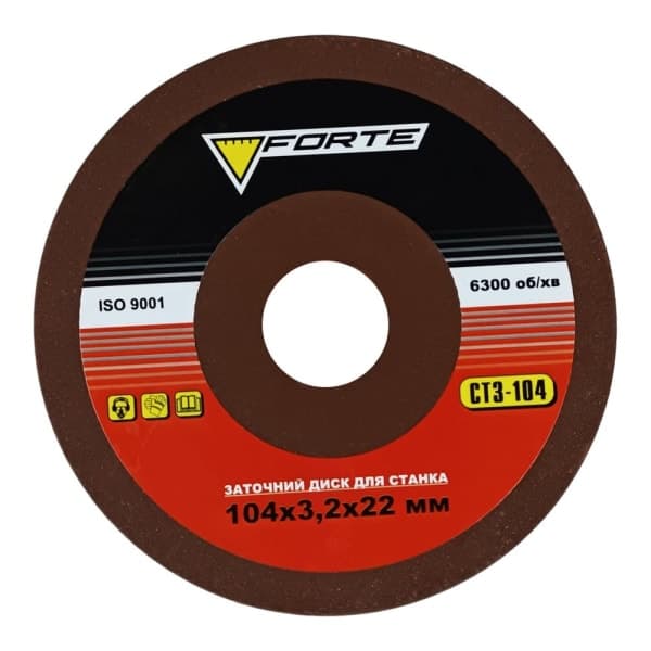 Forte 104х3.2х22 мм Диск заточной - зображення 1