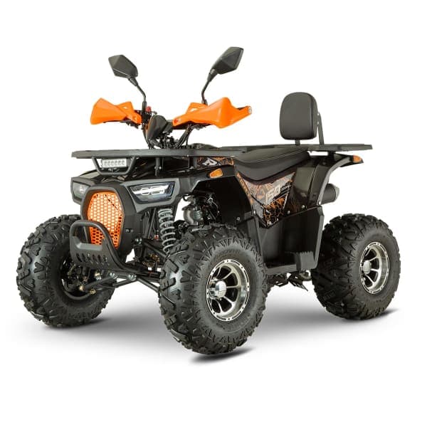 Квадроцикл FORTE ATV150P Чорно-помаранчевий - зображення 1