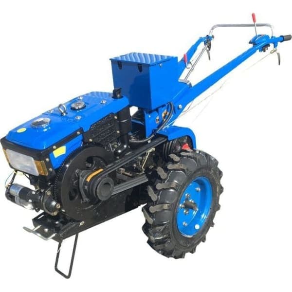 Мотоблок дизельний синій Forte МД-81Е LUX без плуга - зображення 1