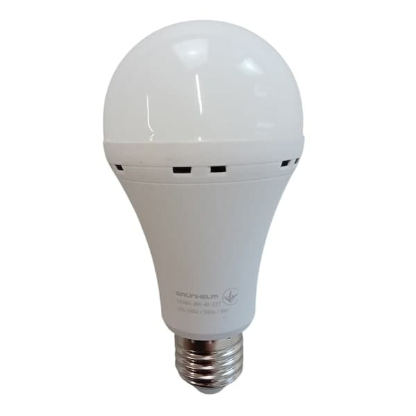 Лампа LED аварійна - GEA60-9W-4K-E27 Grunhelm - зображення 1