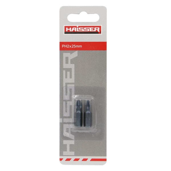 Біта магнітна PH2x25мм 2шт Haisser - зображення 1