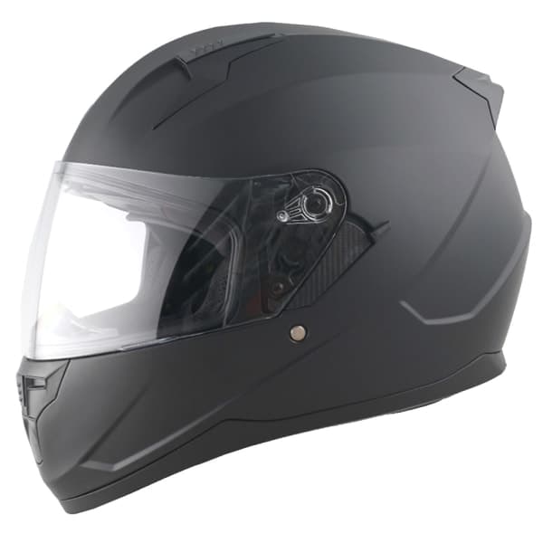 Мотошолом FORTE BLD-M62 Глянцевий Чорний XL - зображення 1