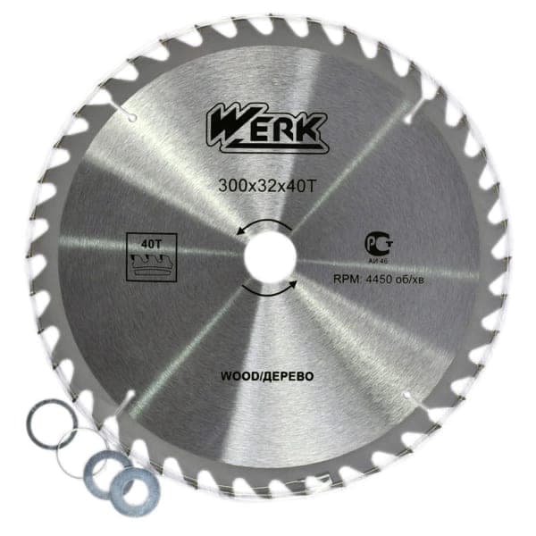 Werk 300х32 мм Диск пильний - зображення 1