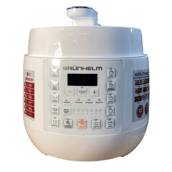 Мультиварка-скороварка Grunhelm MPC-19W - зображення 1