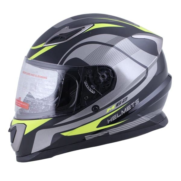 Мотошолом FORTE М62 Чорно-жовтий XL - зображення 1