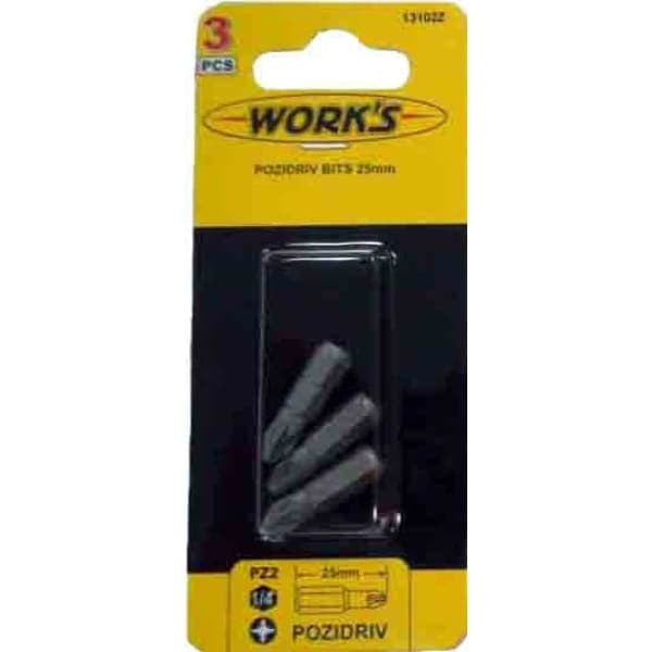 Works Набір біт 3 шт - зображення 1