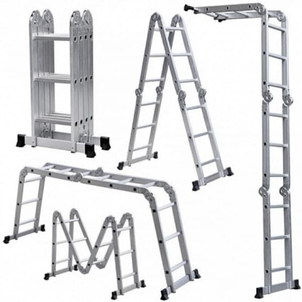 Werk LC5416B Драбина шарнірна комбінована (метал + алюміній) - зображення 1