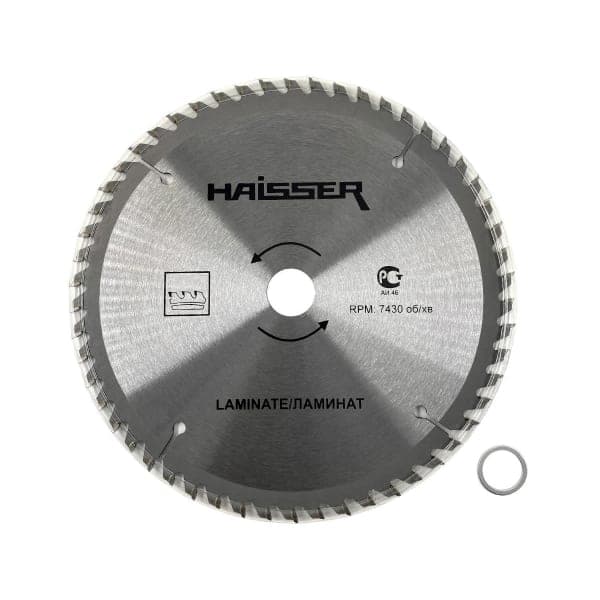 Haisser Диск пильний по ламінату 185х20 54 зуб - зображення 1