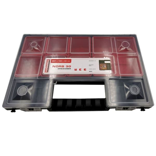 Органайзер пластиковий з регульованими секціями Norb 30 287х186х50 Haisser 90093 - зображення 1