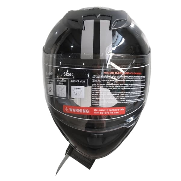 Мотошолом чорно-сірий FORTE BLD-626, розмір S - зображення 1