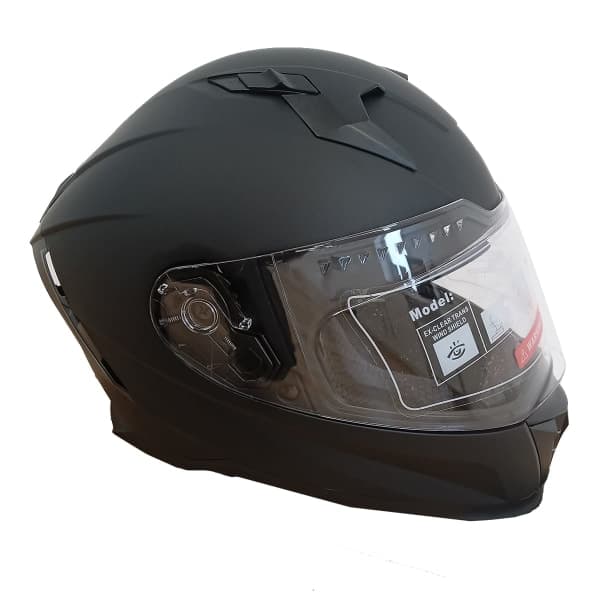 Мотошолом FORTE M69 Чорно сірий S - зображення 1