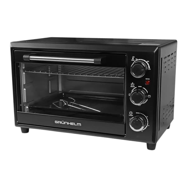 Піч електрична GN28AВ чорний 28л 1600 Вт Grunhelm - зображення 1