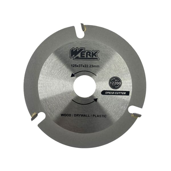 Універсальний диск по дереву для КШМ Werk 125х37х22,23 мм - зображення 1