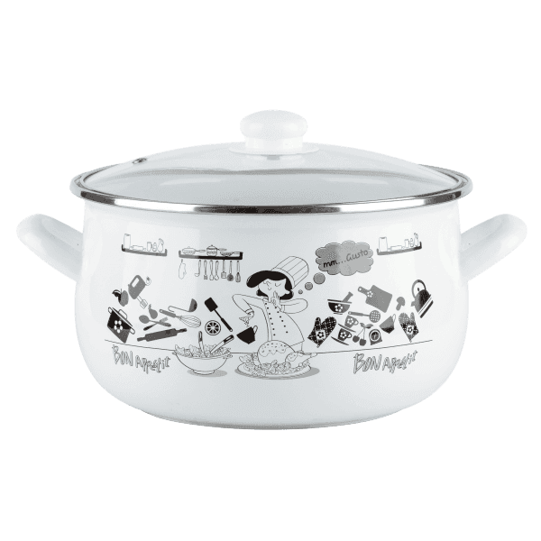 Каструля GT-T-122-CК Кухар 22 см 5.1 л Gusto - зображення 1