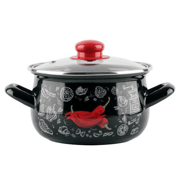 Каструля GT-T-122-P Перчинка 22 см 5.1 л GUSTO - зображення 1