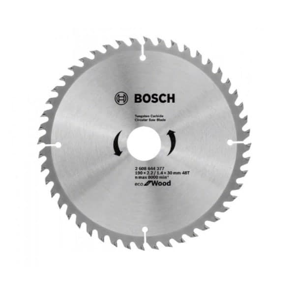 Диск пильний Eco WO 190x30-48T Bosch - зображення 1