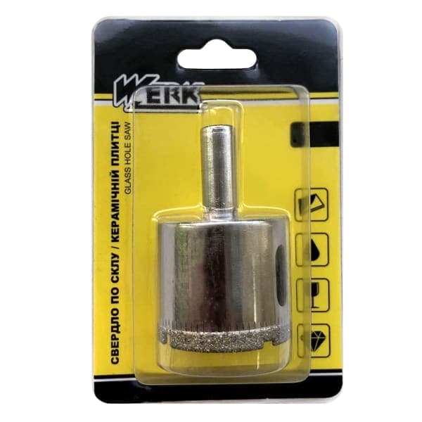 Алмазна коронка по кераміці і склу 16 мм Werk - зображення 1