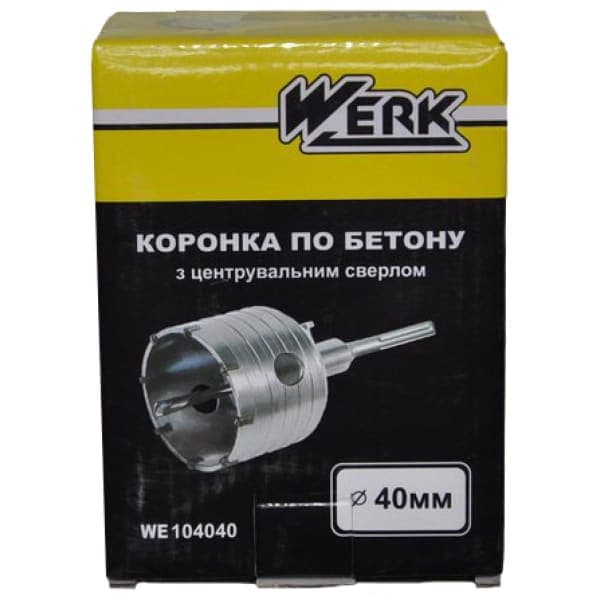 Коронка Werk 40 мм SDS-plus - зображення 1