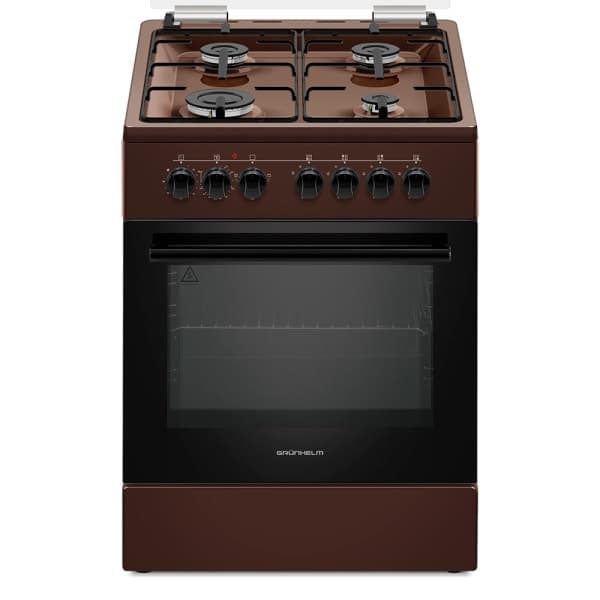 Плита газоелектрична коричнева Grunhelm AG6612BR-0 - зображення 1
