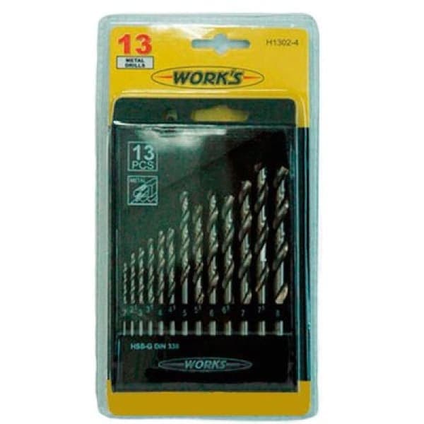 WORKS H1302-4 Набір свердел 13 шт - зображення 1