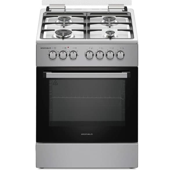 Плита газоелектрична Grunhelm F66234I Нержавіюча сталь - зображення 1