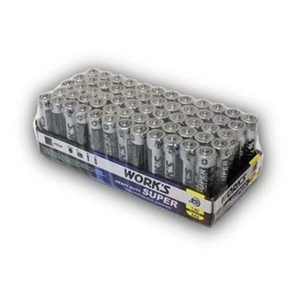 Батарейки Work s HEAVY DUTY R03W-4S/AAA/4шт плівка (4x15 уп) D.BOX - зображення 1