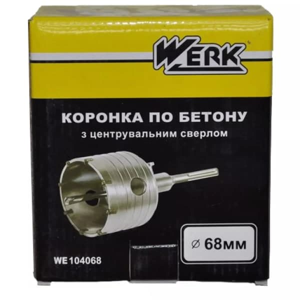 Коронка Werk 68 мм SDS-plus - зображення 1