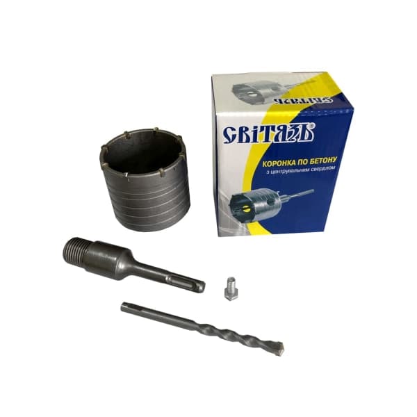 Коронка по бетону SDS-plus 80мм Світязь - зображення 1