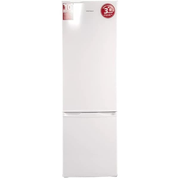 Двокамерний холодильник Grunhelm BRH-S176M55-W - зображення 1